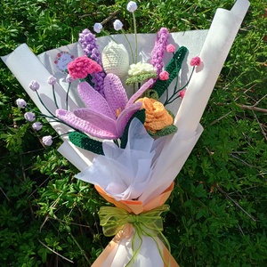 Horgolt virágok , Otthon & Életmód, Virágdekoráció, Virágok, Virágcsokor, , MESKA