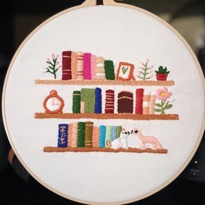 Hímzett falikép  - otthon & életmód - dekoráció - dísztárgy - Meska.hu