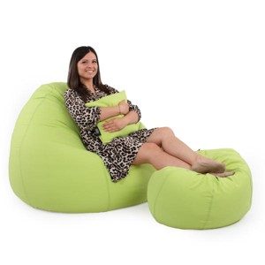 Fűzöld ALL IN XXL Babzsákfotel Garnitúra, , , MESKA