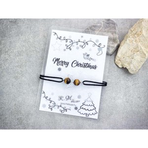 Merry Christmas tigrisszem angyal karkötő, Ékszer, Karkötő, Karkötő medállal, , MESKA