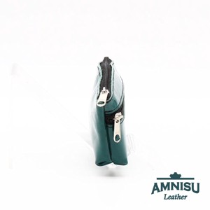 Zöld lakk kettő cipzáras kulcstartó B7005 - táska & tok - kulcstartó & táskadísz - kulcstartó - Meska.hu