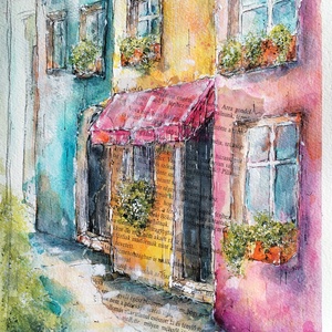 Színek esszenciája - művészet - festmény - akvarell - Meska.hu