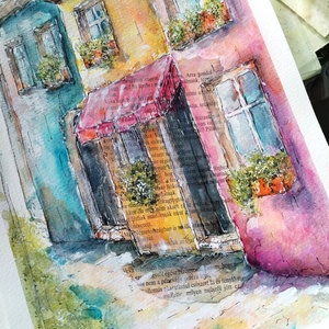 Színek esszenciája - művészet - festmény - akvarell - Meska.hu