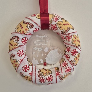 Karácsonyi kopogtató - karácsony - adventi díszek - adventi ajtódísz - Meska.hu