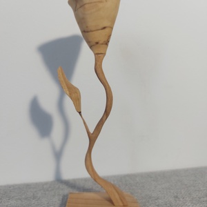 Virág szobor, Otthon & Életmód, Dekoráció, Asztal és polc dekoráció, Asztaldísz, Famegmunkálás, MESKA