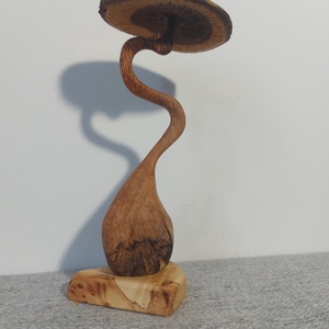 Gomba szobor, Otthon & Életmód, Dekoráció, Asztal és polc dekoráció, Könyvszobor, Famegmunkálás, MESKA