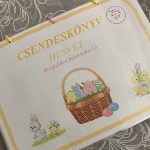 Húsvéti csendeskönyv - játék & sport - készségfejlesztő és logikai játék - oktató játékok - Meska.hu