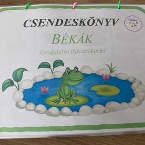 Békás csendeskönyv - játék & sport - készségfejlesztő és logikai játék - oktató játékok - Meska.hu