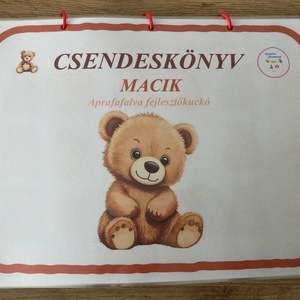 Macis csendeskönyv - játék & sport - készségfejlesztő és logikai játék - oktató játékok - Meska.hu