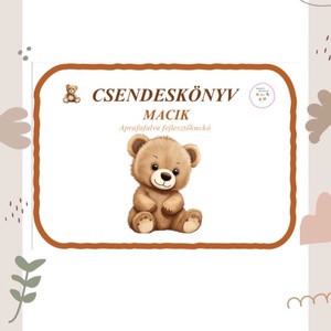 Macis csendeskönyv, Játék & Sport, Készségfejlesztő és Logikai játék, Oktató játékok, Fotó, grafika, rajz, illusztráció, Mindenmás, MESKA