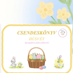 Húsvéti csendeskönyv, Játék & Sport, Készségfejlesztő és Logikai játék, Oktató játékok, Fotó, grafika, rajz, illusztráció, Gyurma, MESKA
