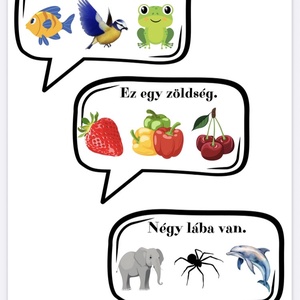 Mire gondoltam? képkártyák - játék & sport - készségfejlesztő és logikai játék - oktató játékok - Meska.hu