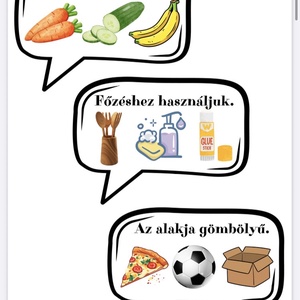 Mire gondoltam? képkártyák - játék & sport - készségfejlesztő és logikai játék - oktató játékok - Meska.hu