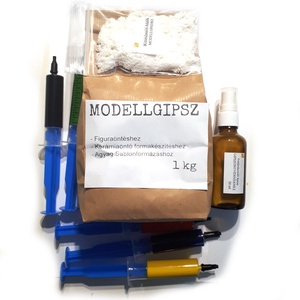 Gipszöntő készlet gipszkiöntő, Modellgipsz, Gipszfesték, Gipsz Pigment, Kellékek & szerszámok, Vegyes alapanyag, Gipsz, Gipszöntés, MESKA