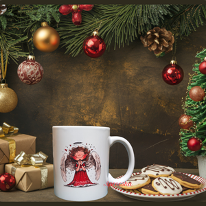 Angyalkás bögre - otthon & életmód - konyhafelszerelés, tálalás - tálalás - bögre & csésze - Meska.hu