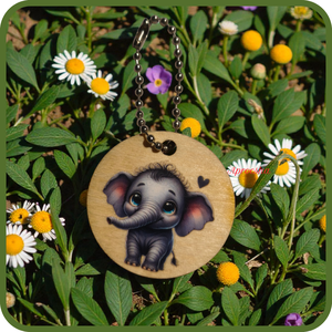 Kulcstartó fa lapokon kisállatokkal, Táska & Tok, Kulcstartó & Táskadísz, Kulcstartó, Decoupage, transzfer és szalvétatechnika, MESKA