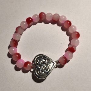 Karkötő medállal, Ékszer, Karkötő, Gyöngyös karkötő, Ékszerkészítés, MESKA