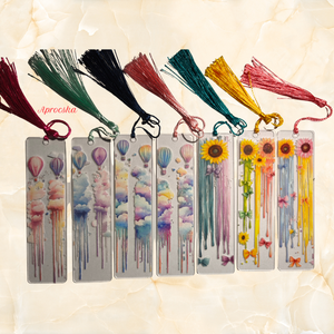 Könyvjelző napraforgó és felhő - könyv & zene - könyvjelző - Meska.hu