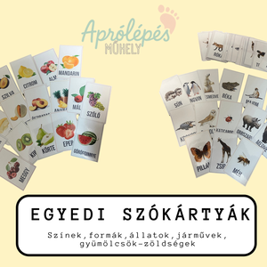 Egyedi szókártyák több témában - Színek, Művészet, Grafika & Illusztráció, Digitális, Fotó, grafika, rajz, illusztráció, MESKA