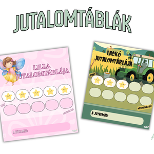 Jutalomtábla gyerekeknek - Egyedi névvel/grafikával készített jutalomtábla, Játék & Sport, Motivációs jutalomtábla, Fotó, grafika, rajz, illusztráció, MESKA
