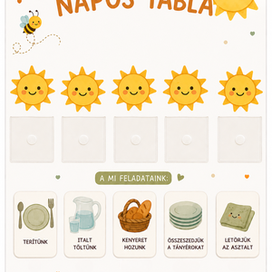 Óvodai Napos Tábla  - művészet - grafika & illusztráció - digitális - Meska.hu