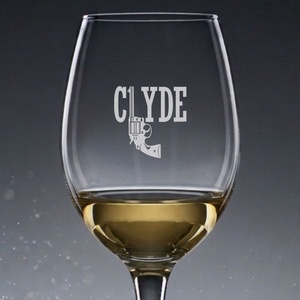 Bonnie és Clyde páros borospohár készlet mosogatógépben mosható tartós gravírozással 3dl 300ml - otthon & életmód - konyhafelszerelés, tálalás - tálalás - boros poharak, szettek - Meska.hu