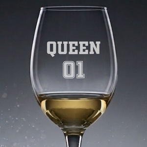 KING és QUEEN páros borospohár készlet mosogatógépben mosható tartós gravírozással 3dl 300ml - otthon & életmód - konyhafelszerelés, tálalás - tálalás - boros poharak, szettek - Meska.hu