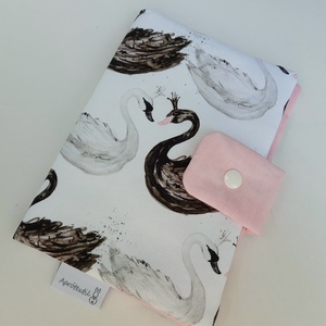 Hattyús, vízhatlan pelenkázó alátét patentos megkötővel - otthon & életmód - lakástextil - ágytakaró - Meska.hu