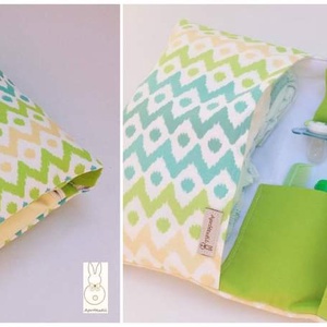 30% os akció-Chevron pelenkatáska, pelenkázó neszesszer!- Készletről - Meska.hu