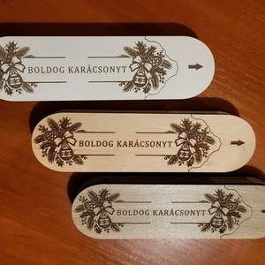 Karácsonyi fa tolltartó - Meska.hu