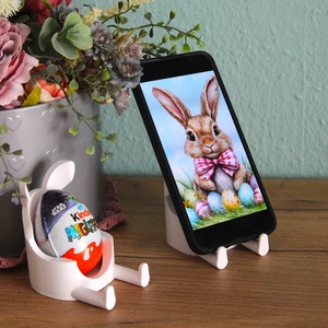 Húsvéti nyuszi tojás és telefontartó - Meska.hu