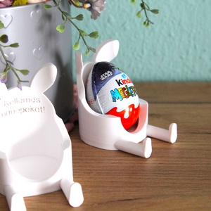 Húsvéti nyuszi tojás és telefontartó - ünnepi díszek, dekorációk - húsvéti díszek és dekorációk - húsvéti tojástartó - Meska.hu