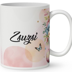 Névvel kérhető - Édesded húsvéti nyuszika mintás bögre - otthon & életmód - konyhafelszerelés, tálalás - tálalás - bögre & csésze - Meska.hu