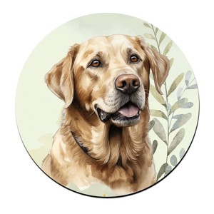 Sárga Labrador Retriever portré mintás bögre alátét, , , MESKA