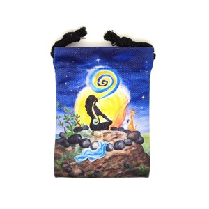 Varázsló mintás szütyő � textil ajándéktasak 13x18 cm - Meska.hu