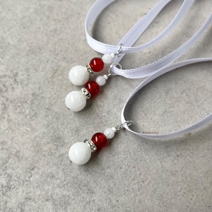 Mikulás ásvány fenyődísz - karácsony - karácsonyi lakásdekoráció - karácsonyfadíszek - Meska.hu