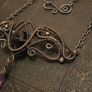 Elaine - viktoriánus nyakék - ékszer - nyaklánc - statement nyaklánc - Meska.hu