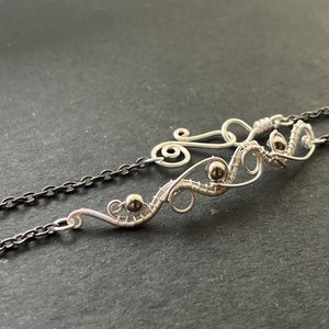 Ezüst nyaklánc - ékszer - nyaklánc - nyakpánt, gallér - Meska.hu