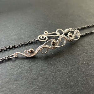 Ezüst nyaklánc - ékszer - nyaklánc - nyakpánt, gallér - Meska.hu