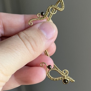 Sárgaréz fülékszer, Ékszer, Fülbevaló, Fülékszer, Ékszerkészítés, Fémmegmunkálás, MESKA