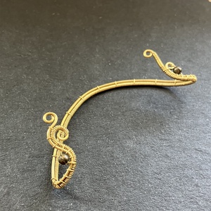 Sárgaréz alap fülékszer, Ékszer, Fülbevaló, Fülékszer, Ékszerkészítés, Fémmegmunkálás, MESKA