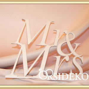 Mr & Mrs tábla - Meska.hu