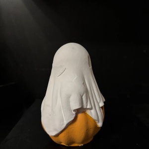 Szellem tökkel Halloween dekor - otthon & életmód - dekoráció - halloween - halloweeni dekoráció - Meska.hu