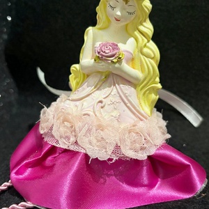 Rózsakirálylány � Exkluzív, kézzel díszített 15 cm-es díszfigura - otthon & életmód - dekoráció - asztal és polc dekoráció - asztaldísz - Meska.hu