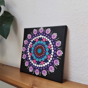 Ékszer akril festmény (20x20 cm) - művészet - festmény - akril - Meska.hu