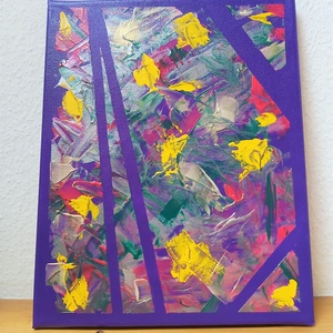 Ki vagyok én? akril festmény (24x30 cm) - Meska.hu