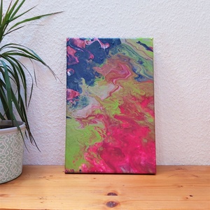 Újhullámos akril festmény (20x30 cm) - művészet - festmény - akril - Meska.hu