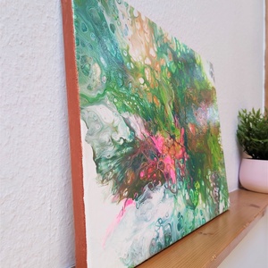 Búvópatak akril festmény (30x40 cm) - művészet - festmény - akril - Meska.hu