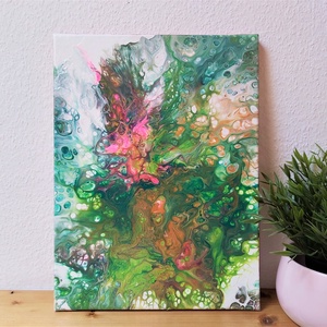 Búvópatak akril festmény (30x40 cm) - Meska.hu