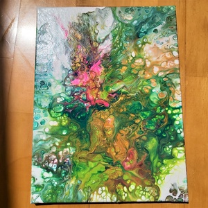 Búvópatak akril festmény (30x40 cm) - művészet - festmény - akril - Meska.hu
